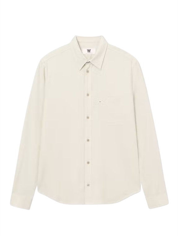 Wood Wood by Double A Adrian shirt - Silver Birch